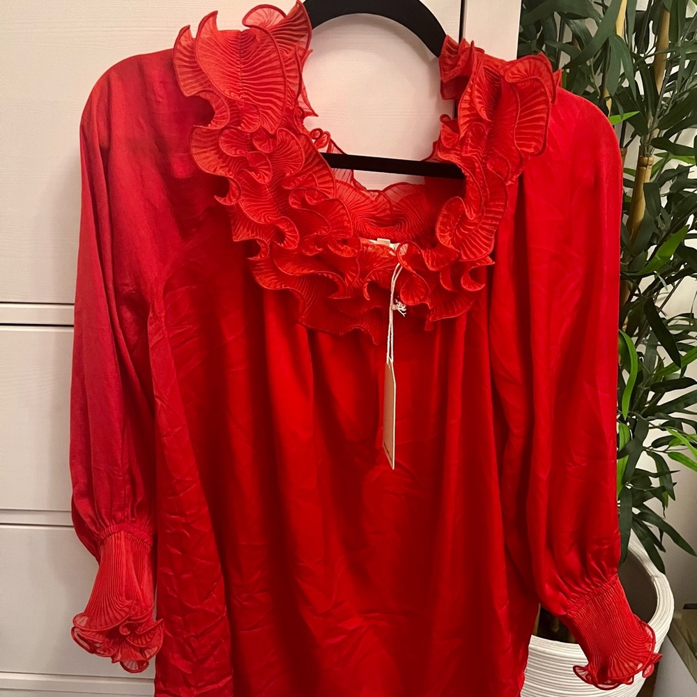 JODIFL Holiday Blouse - new with tags!